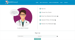 Desktop Screenshot of mymdconsult.com