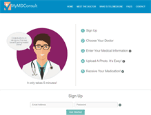 Tablet Screenshot of mymdconsult.com